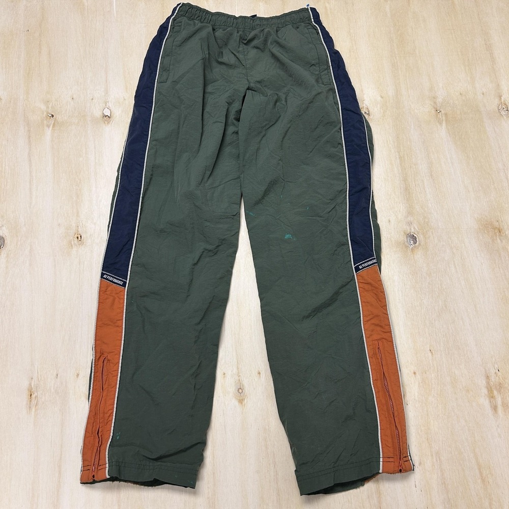 American Eagle Outfitters Windbreaker Pants Mens XS Green Colorblock Play